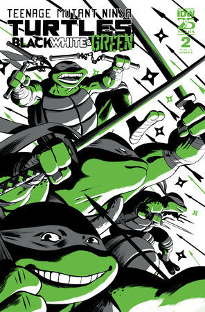 Teenage Mutant Ninja Turtles: Black, White, and Green #2 Cover A (Rodríguez) (EST 06/19/2024)