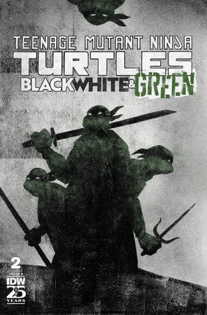 Teenage Mutant Ninja Turtles: Black, White, and Green #2 Variant B (Love) (EST 06/19/2024)