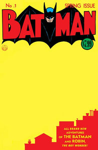 BATMAN #1 FACSIMILE EDITION CVR C BLANK VAR (09/12/2023)