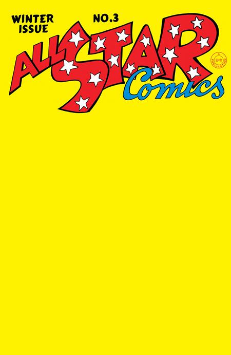 ALL-STAR COMICS #3 FACSIMILE EDITION CVR C BLANK CARD STOCK VAR (11/07/2023)