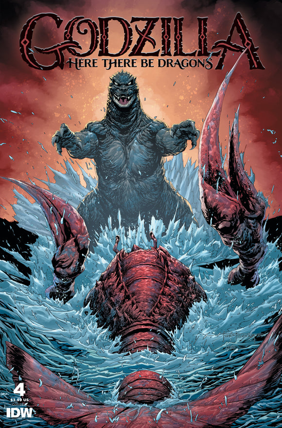 Godzilla: Here There Be Dragons #4 Variant B (Kirkham) (10/04/2023)