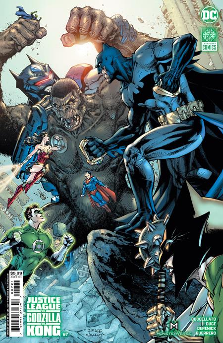 JUSTICE LEAGUE VS GODZILLA VS KONG #7 (OF 7) CVR B JIM LEE & SCOTT WILLIAMS CARD STOCK VAR (05/21/2024)