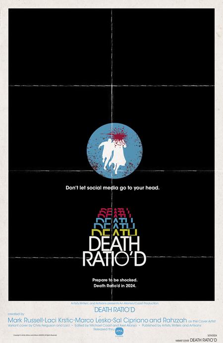 DEATH RATIOD (ONE SHOT) CVR B CHRIS FERGUSON & LACI MOVIE POSTER HOMAGE VAR (MR) (EST 05/29/2024)