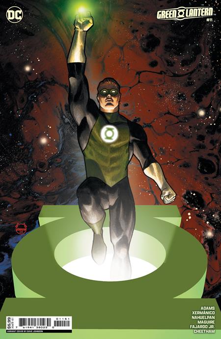 GREEN LANTERN #11 CVR C DAVE JOHNSON CARD STOCK VAR (HOUSE OF BRAINIAC) (05/14/2024)