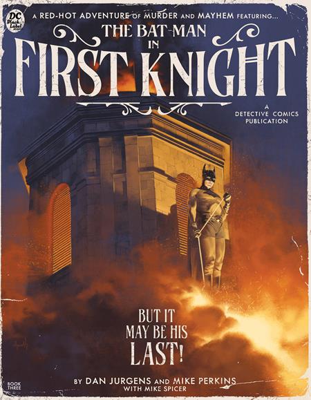 THE BAT-MAN FIRST KNIGHT #3 (OF 3) CVR C MARC ASPINALL PULP NOVEL VAR (MR) (05/21/2024)