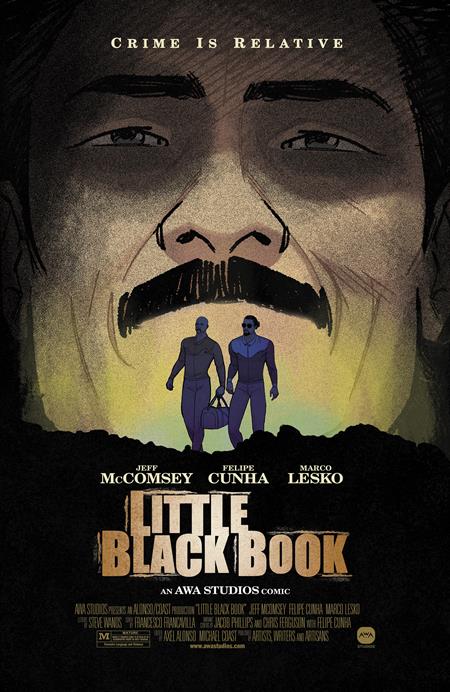 LITTLE BLACK BOOK #4 (OF 4) CVR C CHRIS FERGUSON & FELIPE CUNHA MOVIE POSTER HOMAGE VAR (MR) (06/11/2024)