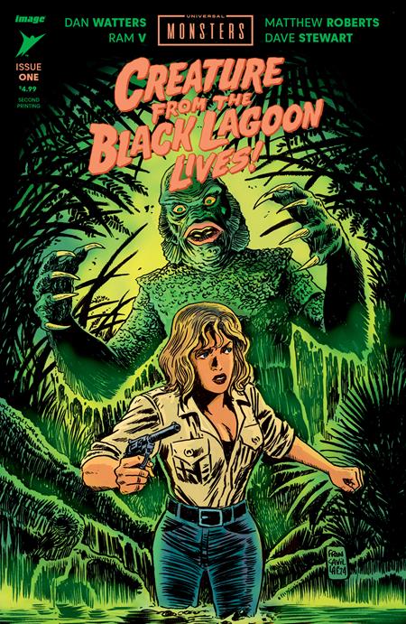 UNIVERSAL MONSTERS THE CREATURE FROM THE BLACK LAGOON LIVES #1 Second Printing (EST 06/12/2024)