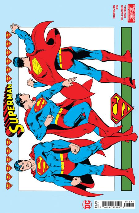 SUPERMAN #16 CVR E JOSE LUIS GARCIA-LOPEZ ARTIST SPOTLIGHT WRAPAROUND CARD STOCK VAR (ABSOLUTE POWER) (07/17/2024)