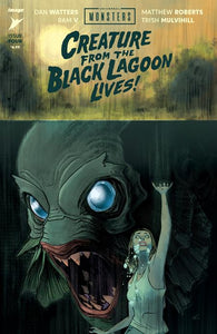 UNIVERSAL MONSTERS CREATURE FROM THE BLACK LAGOON LIVES! #4 (OF 4) CVR A MATTHEW ROBERTS (07/24/2024)