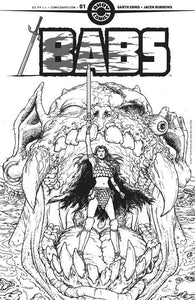 BABS #1 (OF 6) CVR D INC 1:4 CHRIS BURNHAM LINE ART VAR (MR) (08/14/2024)