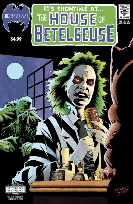 HOUSE OF SECRETS #92 FACSIMILE EDITION (2024) CVR D KELLEY JONES BEETLEJUICE CARD STOCK VAR (08/14/2024)