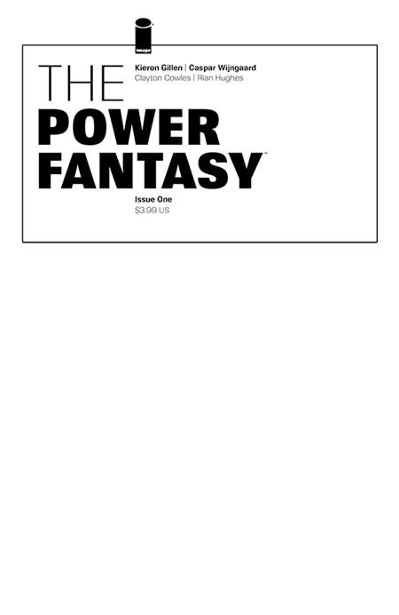 POWER FANTASY #1 CVR E BLANK SKETCH (08/07/2024)