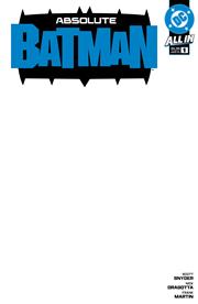 ABSOLUTE BATMAN #1 CVR I BLANK CARD STOCK VAR (10/09/2024) NM