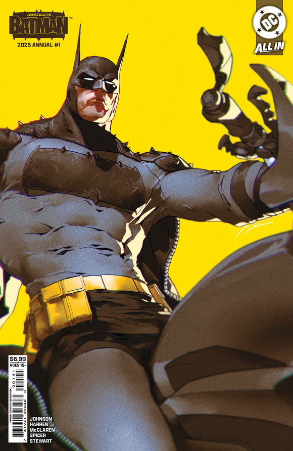 ABSOLUTE BATMAN 2025 ANNUAL #1 (ONE SHOT) CVR D GERALD PAREL CARD STOCK VAR (10/29/2025)