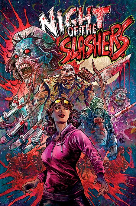 NIGHT OF THE SLASHERS #3 CVR B VINCENZO RICCARDI VAR (MR) (EST 01/15/2025)