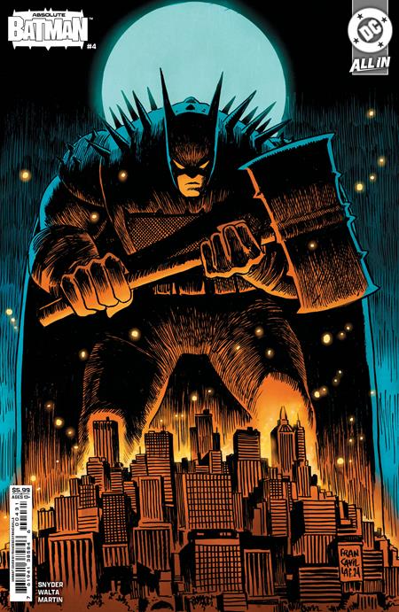 ABSOLUTE BATMAN #4 CVR C FRANCESCO FRANCAVILLA CARD STOCK VAR (01/08/2025) NM