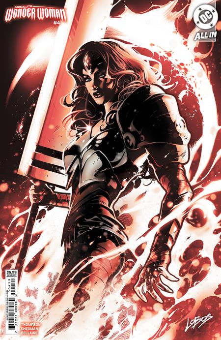 ABSOLUTE WONDER WOMAN #4 CVR F PABLO VILLALOBOS CARD STOCK VAR (EST 01/22/2025)