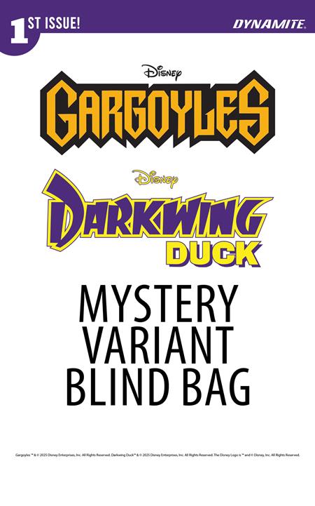 GARGOYLES DARKWING DUCK #1 CVR F BLIND BAG VAR (EST 01/14/2026)
