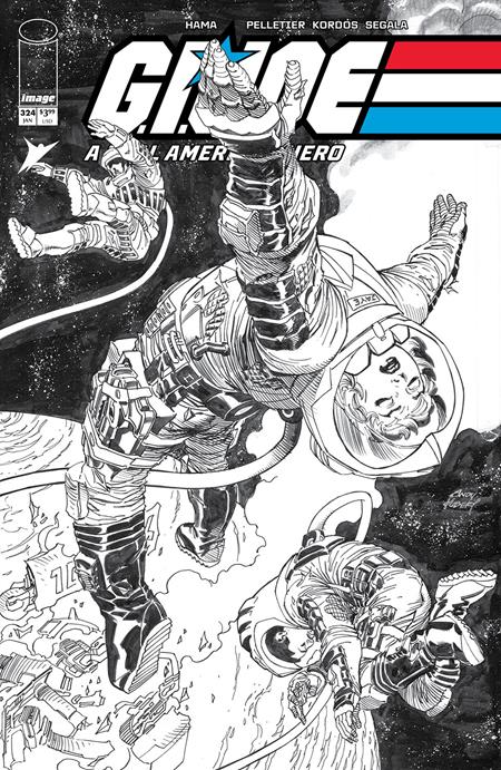 GI JOE A REAL AMERICAN HERO #324 CVR B ANDY KUBERT B&W VAR (EST 01/14/2026)