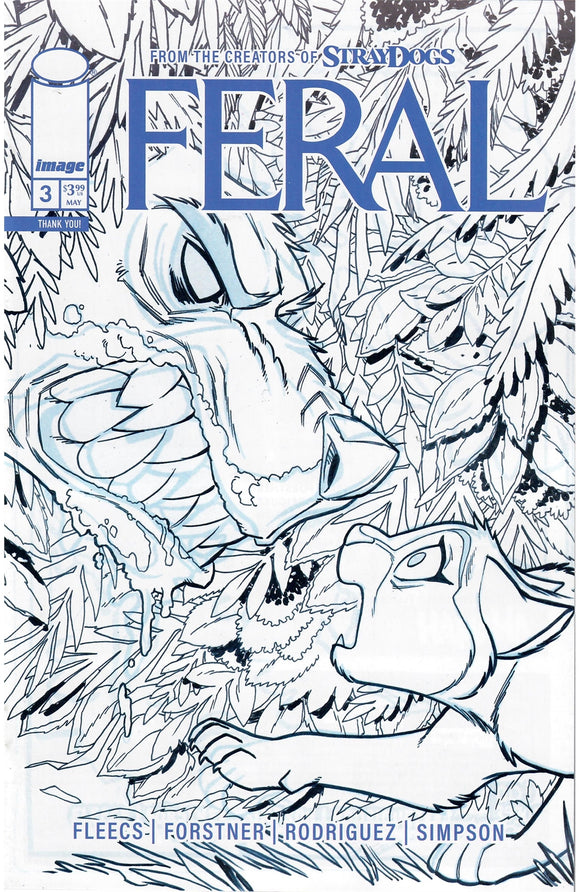 FERAL #3 SURPRISE 1 PER STORE THANK YOU VARIANT (05/21/2024)