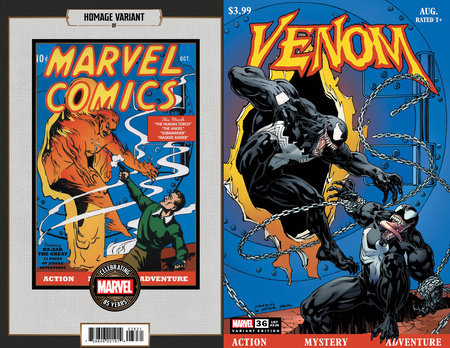 VENOM #36 DAVID YARDIN MARVEL 85TH ANNIVERSARY HOMAGE VARIANT [VW] (08/14/2024)