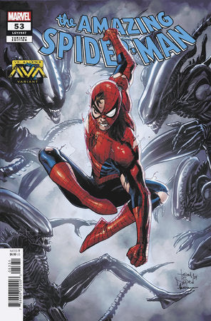 AMAZING SPIDER-MAN #53 TONY DANIEL MARVEL VS. ALIEN VARIANT (07/10/2024)