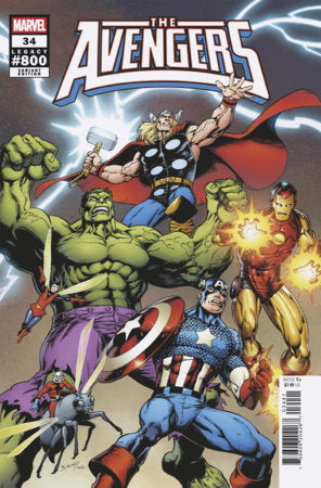 AVENGERS #34 MARK BAGLEY SPOILER VARIANT (EST 01/14/2026)