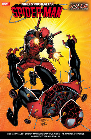 MILES MORALES: SPIDER-MAN #22 RON LIM DEADPOOL KILLS THE MARVEL UNIVERSE VARIANT [BH] (07/03/2024)