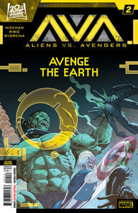 ALIENS VS. AVENGERS #2 ESAD RIBIC 2ND PRINTING VARIANT (EST 01/01/2025)