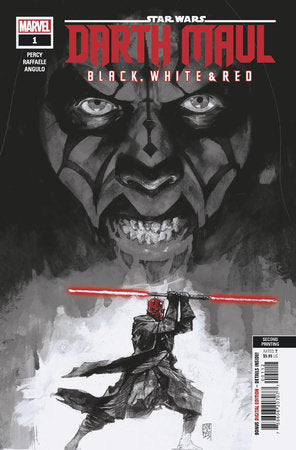 STAR WARS: DARTH MAUL - BLACK, WHITE & RED #1 ALEX MALEEV 2ND PRINTING VARIANT (06/05/2024)