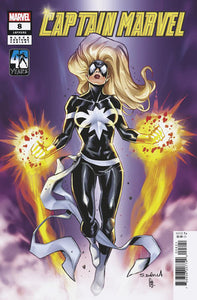 CAPTAIN MARVEL #8 SERGIO DAVILA BLACK COSTUME VARIANT (05/08/2024)