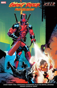 GHOST RIDER: FINAL VENGEANCE #5 JONAS SCHARF DEADPOOL KILLS THE MARVEL UNIVERSE VARIANT (07/10/2024)