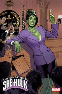 SENSATIONAL SHE-HULK #9 ADAM HUGHES VARIANT (06/19/2024)(Limit 1 Per Customer)