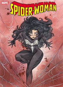 SPIDER-WOMAN #7 PEACH MOMOKO BLACK COSTUME VARIANT (05/01/2024) (Limit 1 Per Customer)