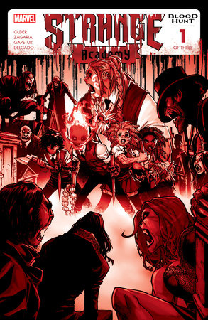 STRANGE ACADEMY: BLOOD HUNT #1 HUMBERTO RAMOS BLOOD SOAKED 2ND PRINTING VARIANT [BH] (EST 06/19/2024)