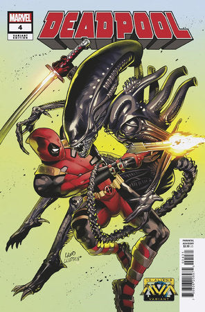 DEADPOOL #4 GREG LAND MARVEL VS. ALIEN VARIANT (07/03/2024)