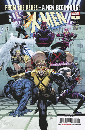 X-MEN #1 RYAN STEGMAN 2ND PRINTING VARIANT (08/14/2024)