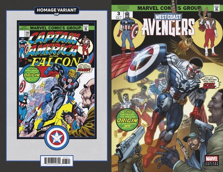 WEST COAST AVENGERS #3 PACO DIAZ CAPTAIN AMERICA SAM WILSON HOMAGE VARIANT (EST 01/29/2025)