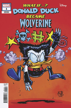 MARVEL & DISNEY: WHAT IF...? DONALD DUCK BECAME WOLVERINE #1 SKOTTIE YOUNG VARIANT (07/31/2024)