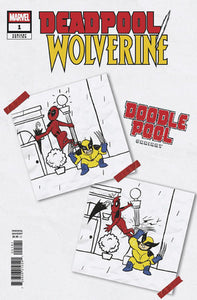 DEADPOOL/WOLVERINE #1 DOODLEPOOL VARIANT (EST 01/01/2025)