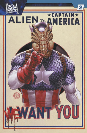 ALIEN VS. CAPTAIN AMERICA #2 MARK BROOKS VARIANT (EST 12/17/2025)