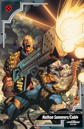 INGLORIOUS X-FORCE #1 GEOFF SHAW X-MEN TRADING CARD VARIANT (EST 01/21/2026)