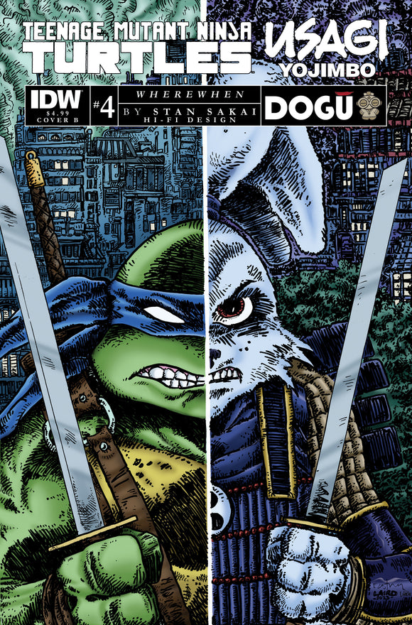 Teenage Mutant Ninja Turtles/Usagi Yojimbo: WhereWhen #4 Variant B (Eastman) (06/28/2023)
