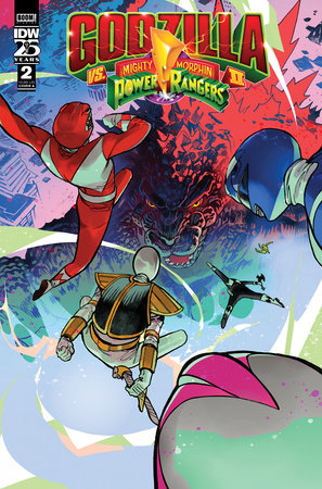 Godzilla Vs. The Mighty Morphin Power Rangers II #2 Cover A (Rivas) (05/15/2024)