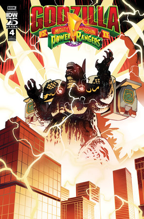 Godzilla Vs. The Mighty Morphin Power Rangers II #4 Cover A (Rivas) (07/24/2024)