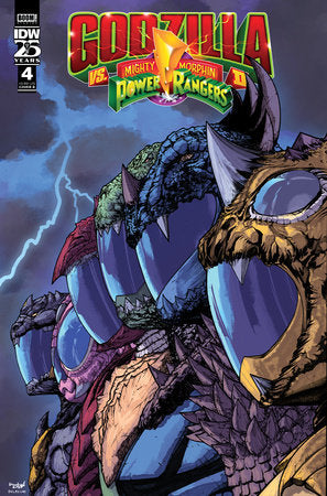 Godzilla Vs. The Mighty Morphin Power Rangers II #4 Variant B (Sanchez) (07/24/2024)