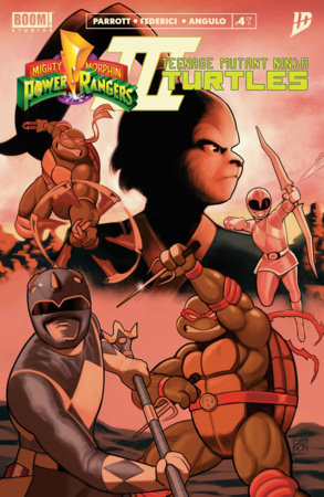 Mighty Morphin Power Rangers/Teenage Mutant Ninja Turtles III #4 J FOC Reveal Variant (Dressed, Gibson) (EST 01/21/2026)
