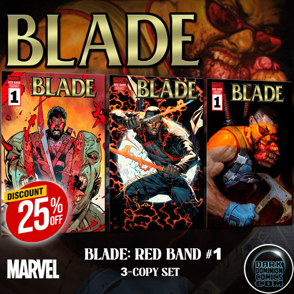 BLADE: RED BAND #1 [POLYBAGGED] (3-COPY BUNDLE) (EST 10/09/2024)