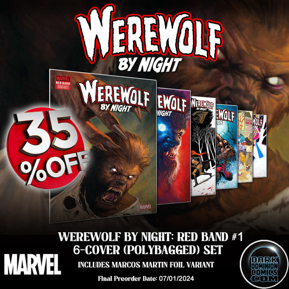 WEREWOLF BY NIGHT: RED BAND #1 [POLYBAGGED] (6-Cover Bundle)(08/14/2024)