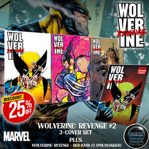 WOLVERINE: REVENGE #2 (3-ISSUE BUNDLE) PLUS (WOLVERINE: REVENGE - RED BAND #2 [POLYBAGGED])(EST 09/25/2024)